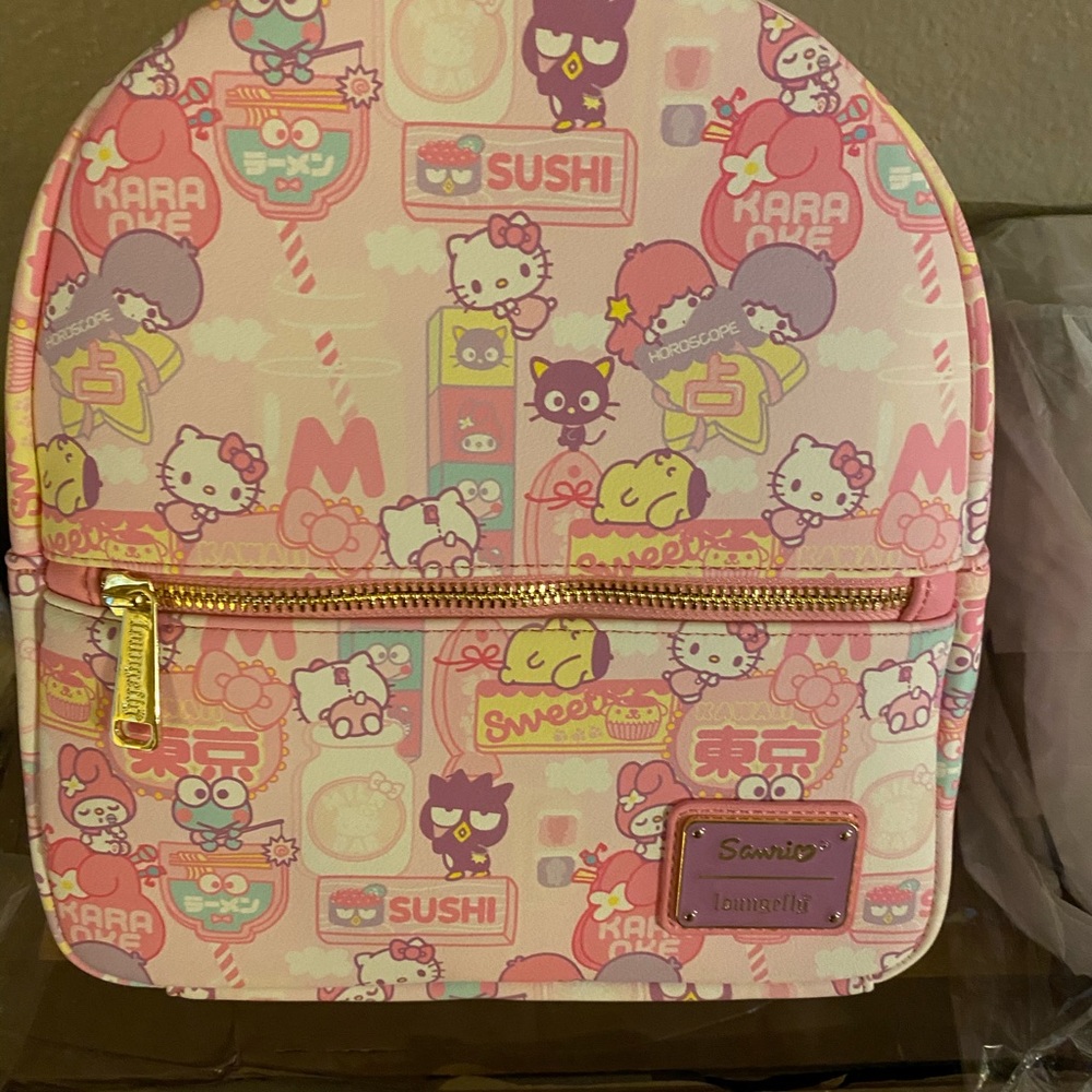 Hello Kitty Kawaii Convertible Mini Backpack